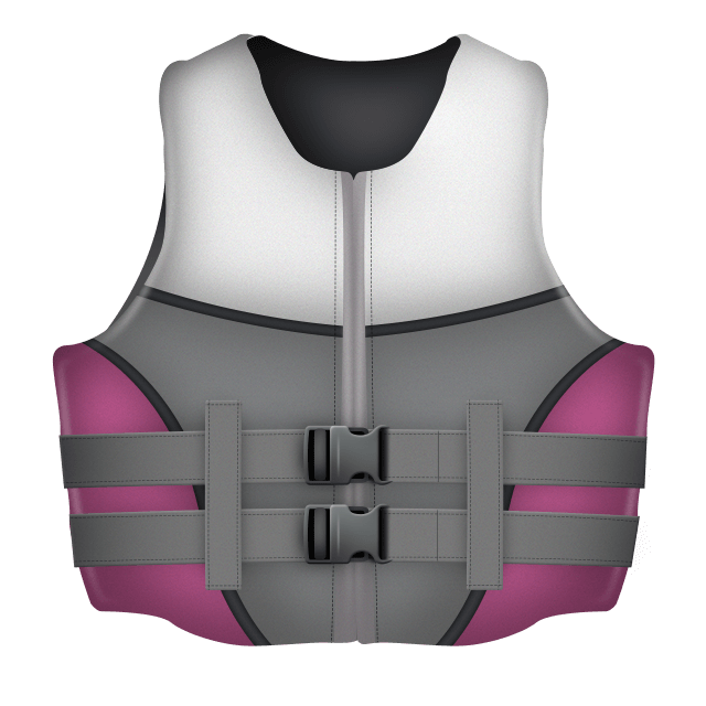 An example of the Foam PWC lifejacket level 50S.