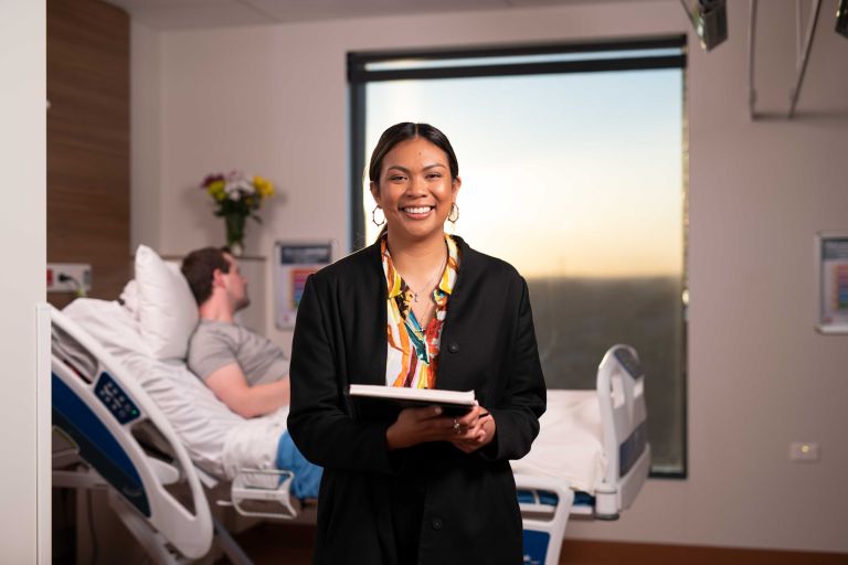 Mental health worker in a hospital 