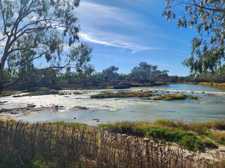 Photo of the Brewarrina Fish Traps, NSW