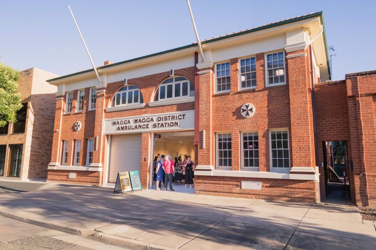 Event at The Station Creative Workspace after the Wagga ambulance station was transformed 