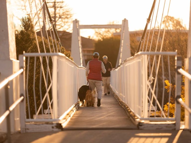 Queanbeyan Suspension Bridge