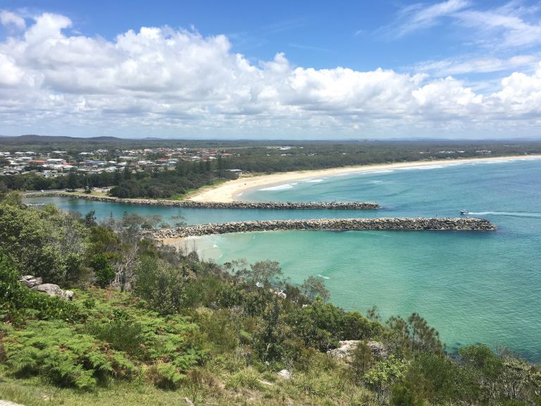 View from Razorback Lookout Evans Head