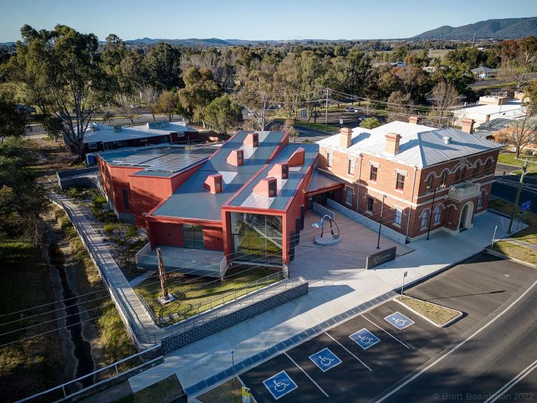 Photo of Mudgee Arts Precinct as viewed from above