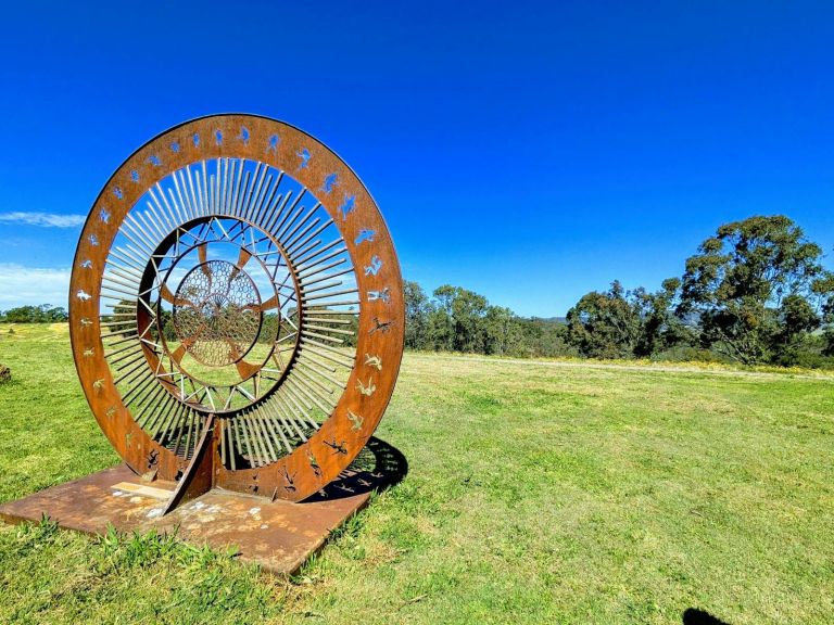 Centred  Earth sculpture by Sam Anderson