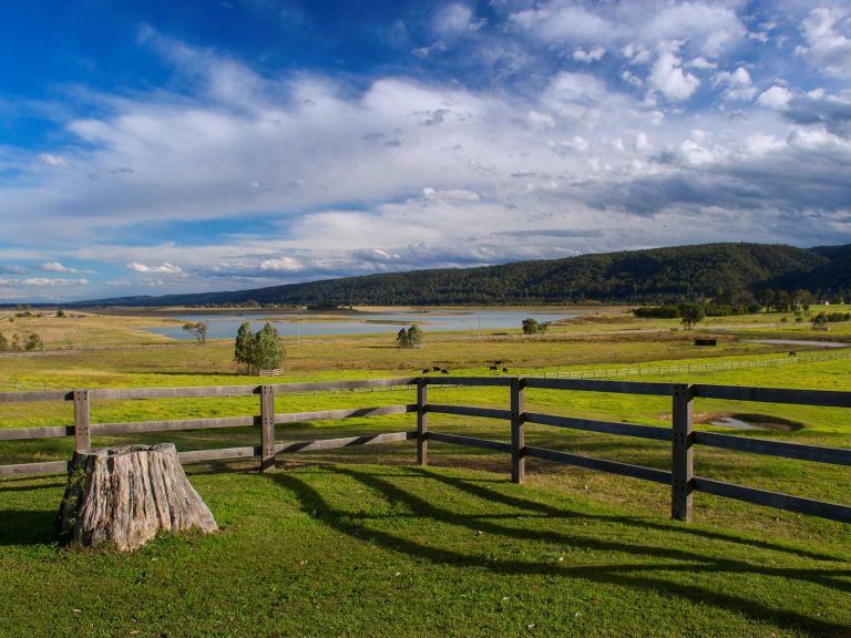 View of Penrith Lakes from Castlereagh Hall