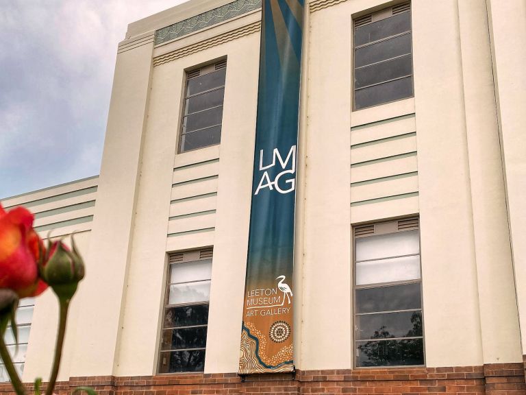 Front of Leeton Museum and Art Gallery