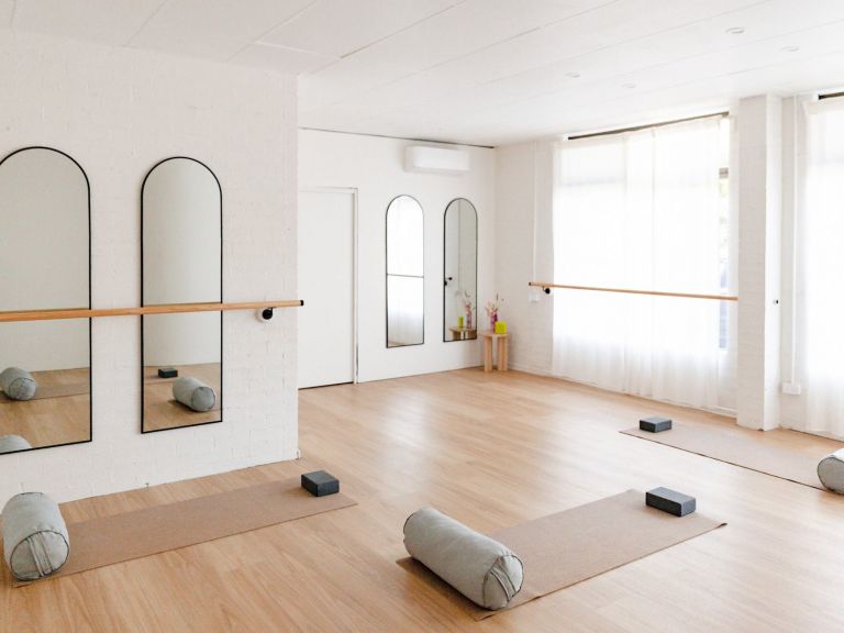 The Studio before a morning yoga class