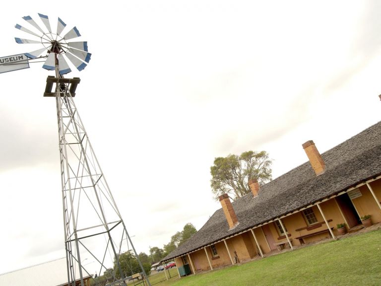 Windmill next to museum