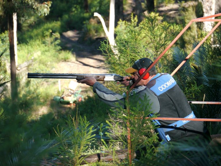 Clay target shoot