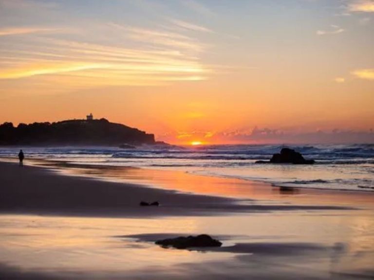 Lighthouse Beach Port Macquarie at Sunrise