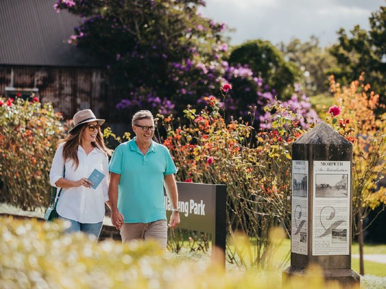 Morpeth Heritage Walk past Illalaung Park