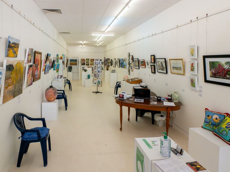 a view of the gallery interior