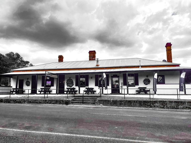 black and wgite image of the cargo inn