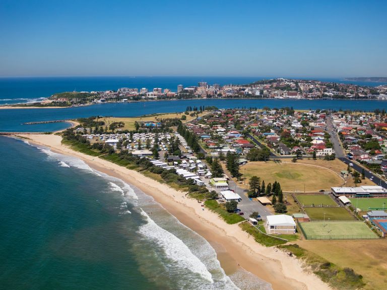 Stockton Beach, Newcastle - Aerial