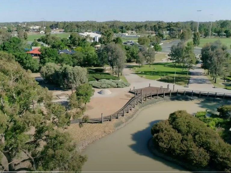 walking paths through parklands