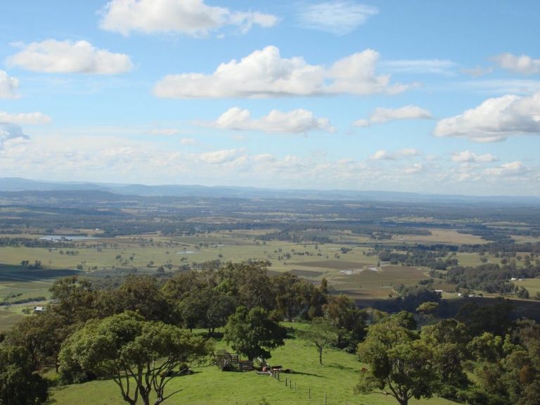 View from the top of Pokolbin Moutain