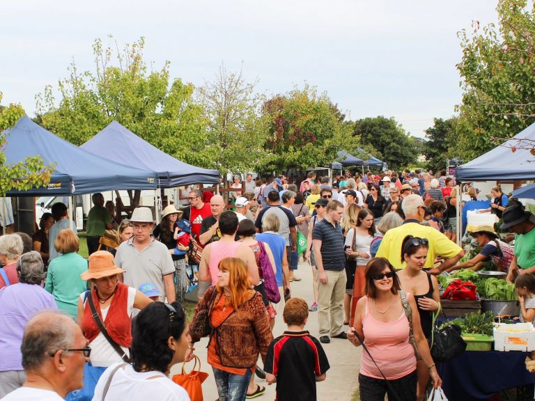 Locals and visitors love the locally grown food