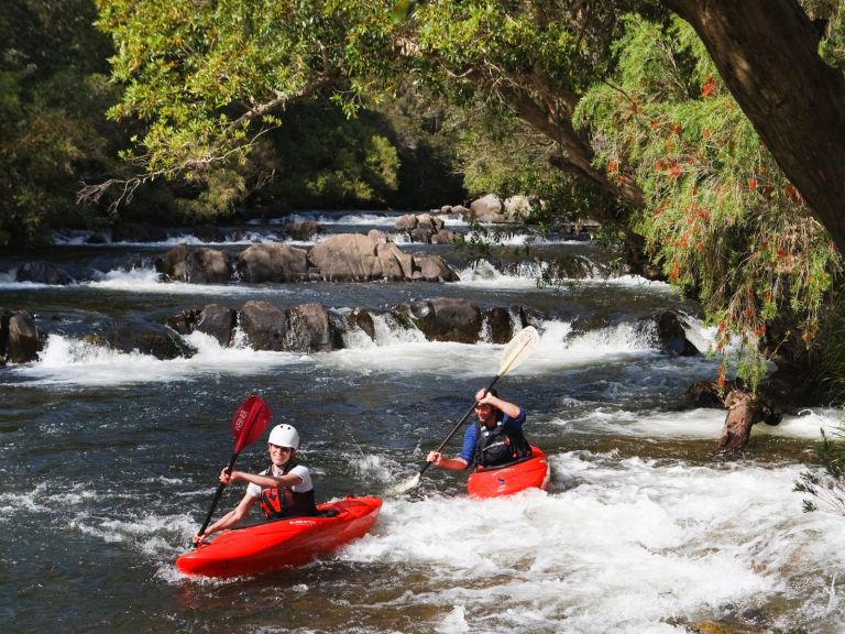 Barrington River at The Steps Rapids