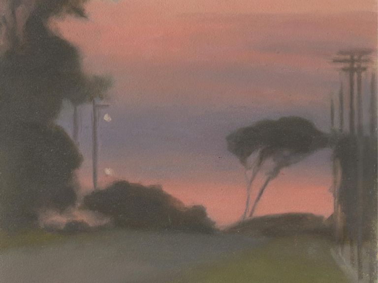 Clarice Beckett, Evening landscape, c 1925, National Gallery of Australia, Kamberri/Canberra