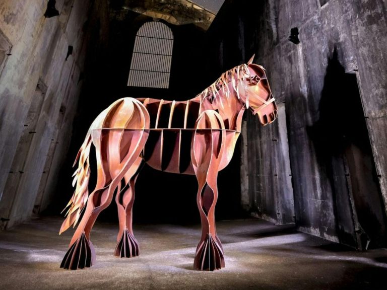 Horse sculpture