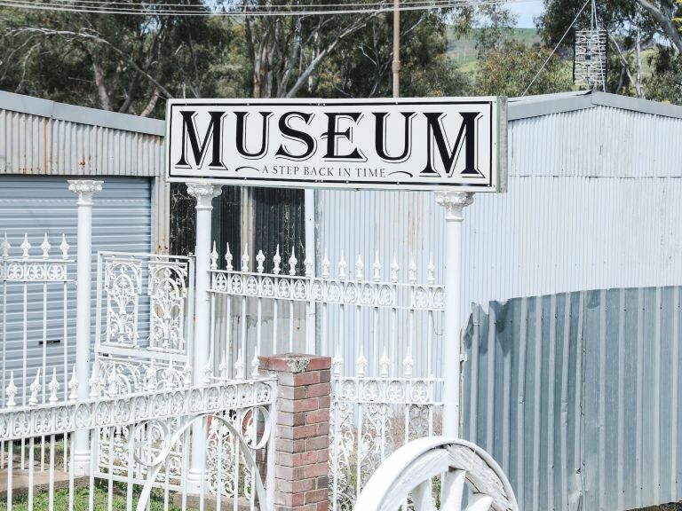 Museum sign