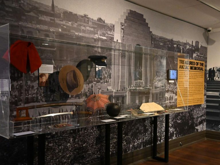 Treasures of the Anzac Memorial exhibition