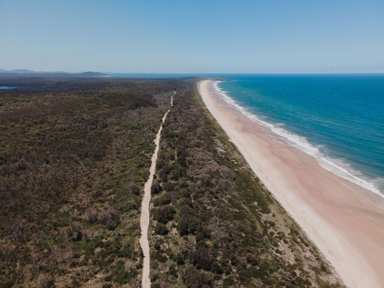 Aerial view of Point Plomer Rd