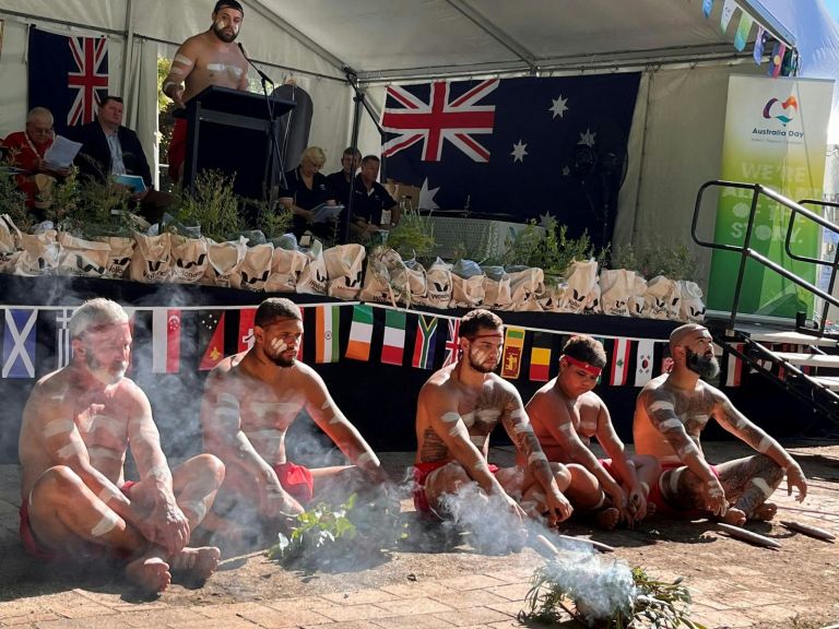 Aboriginal Smoking Ceremony and Welcome to Country