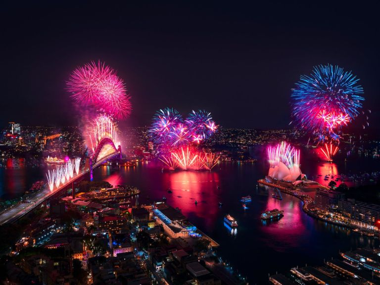 Sydney New Year's Eve Fireworks on Sydney Harbour