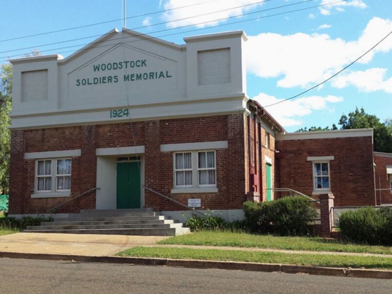 Woodstock Soldiers Memorial Hall | NSW Government