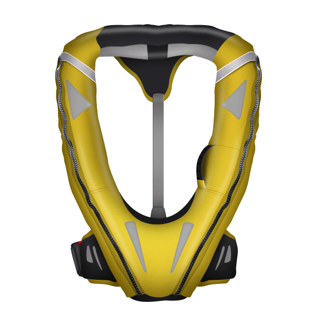 An image of the Auto inflatable power boating lifejacket level 150+ example 2.